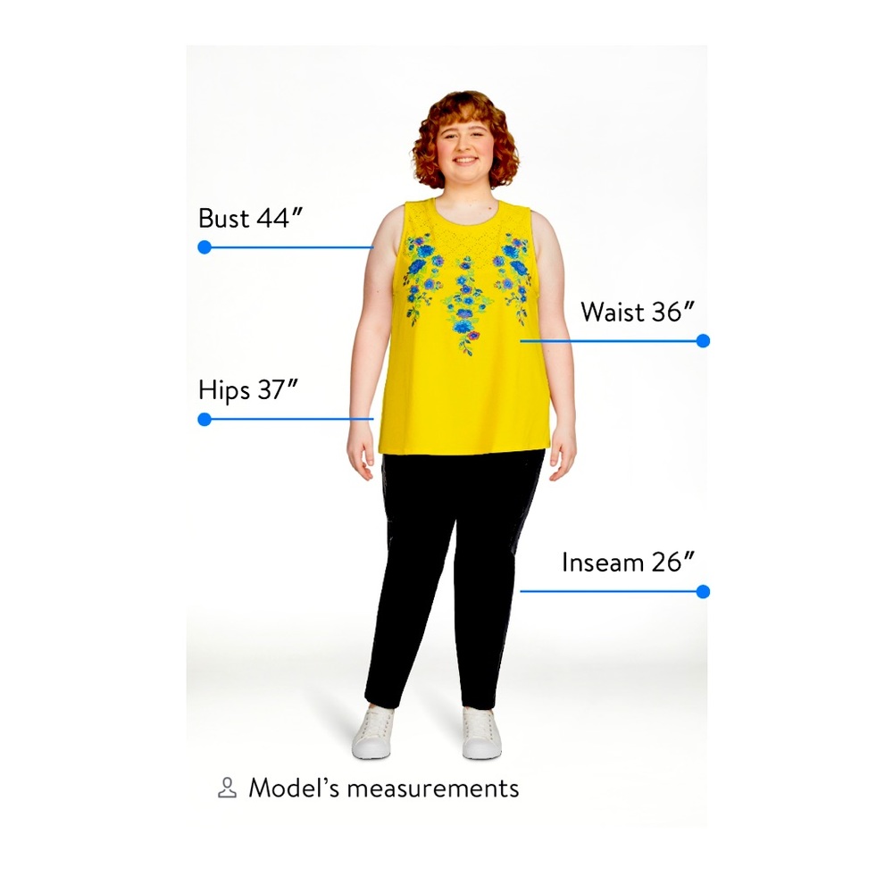 The Pioneer Woman’s embroidered sleeveless top.